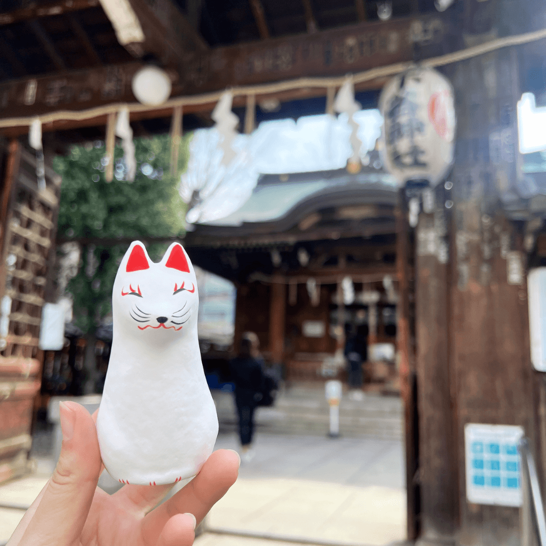 東京白狐神社之一 上野下谷神社