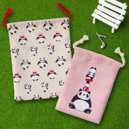馬戲團小熊貓幫你顧好好！ 兩入收納袋