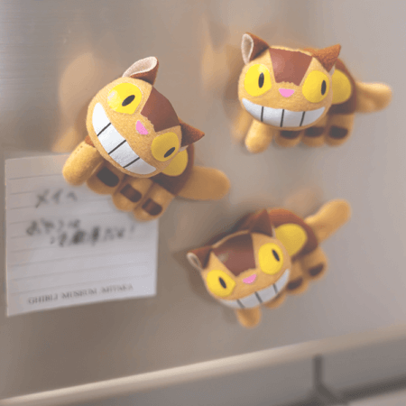 こねこ・マグネットイメージ1 三鷹限定 小梅與小貓巴士