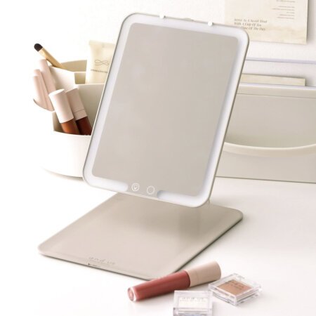 3COINS｜LED三段摺疊補光化妝鏡